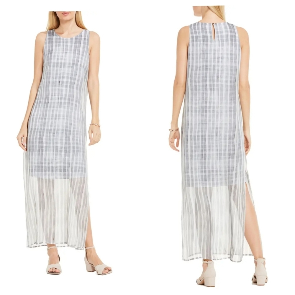 Vince Camuto graceful phrases maxi dress